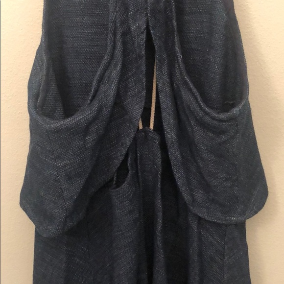Free People Navy/Blue Dress - Picture 3 of 3
